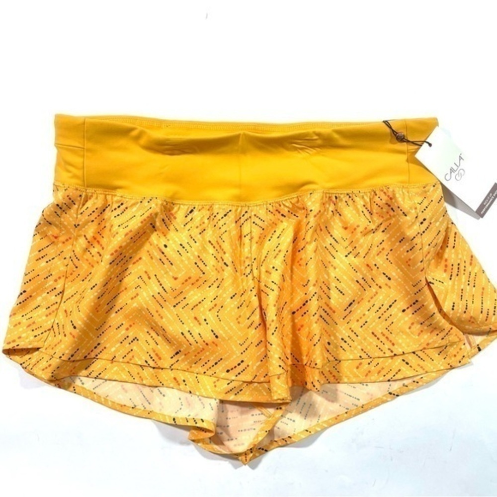 New Calia Kick It Up Shorts Mark Making Raw Honey Size Large